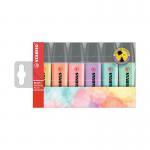 Stabilo Boss Original Highlighter Assorted Pastel (Pack of 6) 70/4-2 SS49288