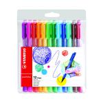 Stabilo pointMax Fineliner Pen Medium Tip Assorted (Pack of 12) 488/12-01 SS50367