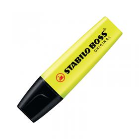 Stabilo Boss Original Highlighter Yellow (Pack of 10) 70/24/10 SS7024