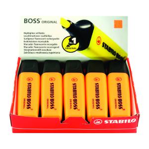 Stabilo Boss Original Highlighter Orange Pack of 10 705410 SS7054