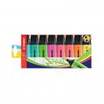 Stabilo Boss Original Highlighter Pens Wallet Assorted (Pack of 8) 708 SS708