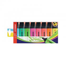 Stabilo Boss Original Highlighter Pens Wallet Assorted (Pack of 8) 708 SS708