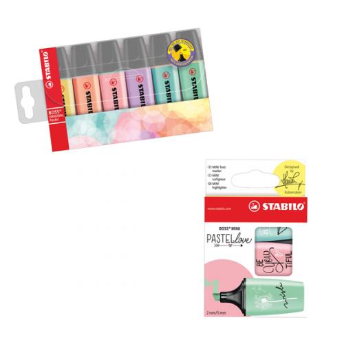 Stabilo Highlighters Assorted Pastel Pk 6 Foc Pastellove Ss