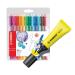 Stabilo Boss Highlighter Neon Yellow (Pk 10) FOC Fibre Tip Pen (Pk 4)