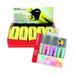 Stabilo Highlighters Yellow x10 FOC Highlighters Pastel x4 SS811689
