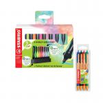 Stabilo BOSS Highlighter Set + FOC Stabilo Pointball 4 Pens Assorted SS811706