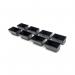 Safescan 4141CC 8 Removable Coin Cup Set Black 132-0497 SSC33447