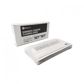 Safescan Banknote Counter Cleaning Cards White (Pack of 15) 152-0663 SSC33717