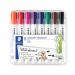 Staedtler Lumocolor 351 Drywipe Marker Assorted (Pack of 8) 351 WP8 ST18624