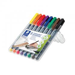 Staedtler Lumocolour Non-Permanent Medium Assorted (Pack of 8) 315-WP8 ST30933