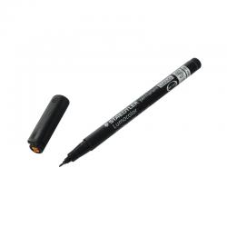 Staedtler Lumocolour CDDVD Marker Pen Super Fine Black (Pack of 10) 310CDS9 ST31073