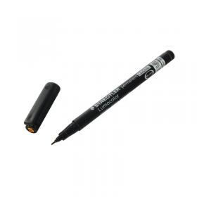 Staedtler Lumocolour CDDVD Marker Pen Super Fine Black (Pack of 10) 310CDS9 ST31073