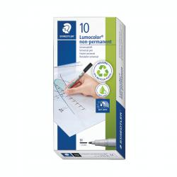 Staedtler Lumocolor Non-Permanent Universal Pen Medium 1.0mm Black Pack of 10 315-9 ST31927
