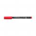 Staedtler Lumocolor Permanent Universal Pen Fine 0.6mm Red (Pack of 10) 318-2 ST32276