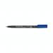 Staedtler Lumocolor Permanent Universal Pen Fine 0.6mm Blue Pack of 10 318-3 ST32313