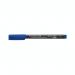 Staedtler Lumocolor Permanent Universal Pen Fine 0.6mm Blue Pack of 10 318-3 ST32313