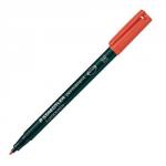 Staedtler Lumocolor Medium Tip Permanent OHP Red Pen Pack of 10 317-2