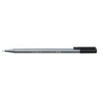 Staedtler Tri+ Fineliner Pen 0.3mm Black (Pack of 10) 3349 ST33440