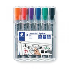 Staedtler Flipchart Marker Assorted (6 Pack) 356Wp6 ST35606