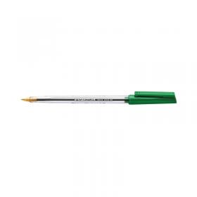 Staedtler Stick 430 Ballpoint Pen Green (Pack of 10) 430M-5 ST41092
