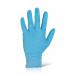 Click Nitrile Powder Free Disposable Gloves (Pack of 1000) Blue L STA224403192