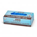 Click Vinyl Powder Free Disposable Gloves (Pack of 1000) Clear XL STA297600432
