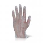 Click Vinyl Powder Free Disposable Gloves (Pack of 1000) Clear XL STA297600432