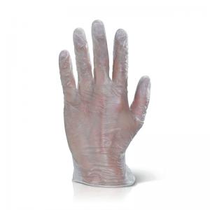 Click Vinyl Powder Free Disposable Gloves Pack of 1000 Clear XL