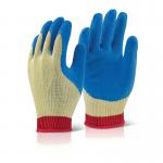 Beeswift Reinforced Latex Gloves 1Pr Blue XL KLGXL STA297659862