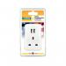 Status Intercontinental USB Travel Adaptor (3 Pack) S2USBPTINTER1PK3 STS7404