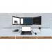 Standivarius Doxa Pro 3 Portable Triple Monitor on Stand, Ergonomic, Adjustable and Foldable, Designed for Hybrid Work ST-DOXA3-B