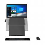 Ergo Kit Black - Wireless Complete Portable Ergonomic Workstation Kit for Laptop - Contains ETRA Black, Solo X, AVE a:vei mouse, and USB hub ST-EKITE-B