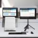 Standivarius X-Stand Portable Monitor and Tablet Stand, Ergonomic, Adjustable and Foldable, Designed for Hybrid Work ST-XSTDT-B