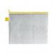 BDS Mesh Zip Bag 255x205mm Yellow (Pack of 5) ZIPPER YELLOW STY34115