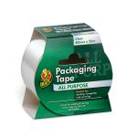 Ducktape Packaging Tape 50mmx25m Clear (Pack of 6) 224499 SUT02707