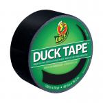 Ducktape Coloured Tape 48mmx18.2m Black (Pack of 6) 1265013 SUT03505