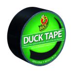 Ducktape Coloured Tape 48mmx18.2m Black (Pack of 6) 1265013 SUT03505