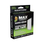 Ducktape Max Strength Nano Grab Double Sided Gel Tape 24mmx1.5m Clear (Pack of 6) 287264 SUT14204