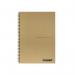 Silvine Luxpad Recycled Hardback Kraft Notebook 160pp A4 THBPINA4KR SV00221