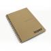 Silvine Luxpad Recycled Hardback Kraft Notebook 160pp A5 THBPINA5KR SV00222