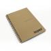 Silvine Luxpad Recycled Hardback Kraft Notebook 160pp A5 THBPINA5KR SV00222