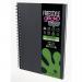 Silvine Artgecko Hardback Sketchbook Freestyle 250gsm 30 Sheets A4 GEC901 SV00410