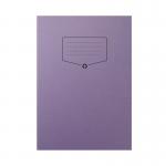 Silvine Recycled Exercise Book Lined with Margin 64 Pages A4 Purple (Pack of 10) EXRE100 SV00551