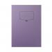 Silvine Recycled Exercise Book Lined with Margin 64 Pages A4 Purple (Pack of 10) EXRE100 SV00551