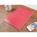 Silvine Recycled Exercise Book Lined with Margin 64 Pages A4 Red (Pack of 10) EXRE101 SV00552