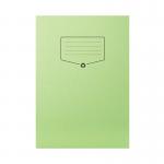 Silvine Recycled Exercise Book Lined with Margin 64 Pages A4 Green (Pack of 10) EXRE102 SV00553