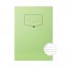 Silvine Recycled Exercise Book Lined with Margin 64 Pages A4 Green (Pack of 10) EXRE102 SV00553