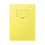 Silvine Recycled Exercise Book Lined with Margin 64 Pages A4 Yellow (Pack of 10) EXRE103 SV00554