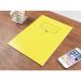 Silvine Recycled Exercise Book Lined with Margin 64 Pages A4 Yellow (Pack of 10) EXRE103 SV00554