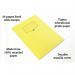 Silvine Recycled Exercise Book Lined with Margin 64 Pages A4 Yellow (Pack of 10) EXRE103 SV00554